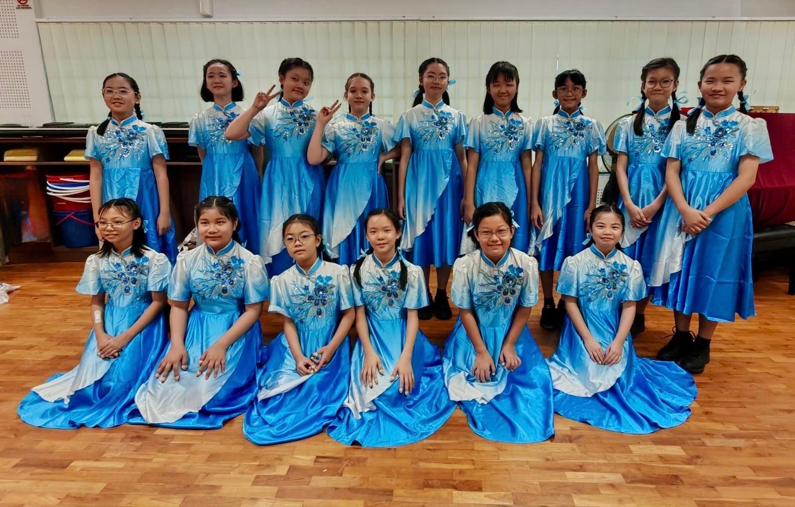 Vibrant in Guzheng new costumes