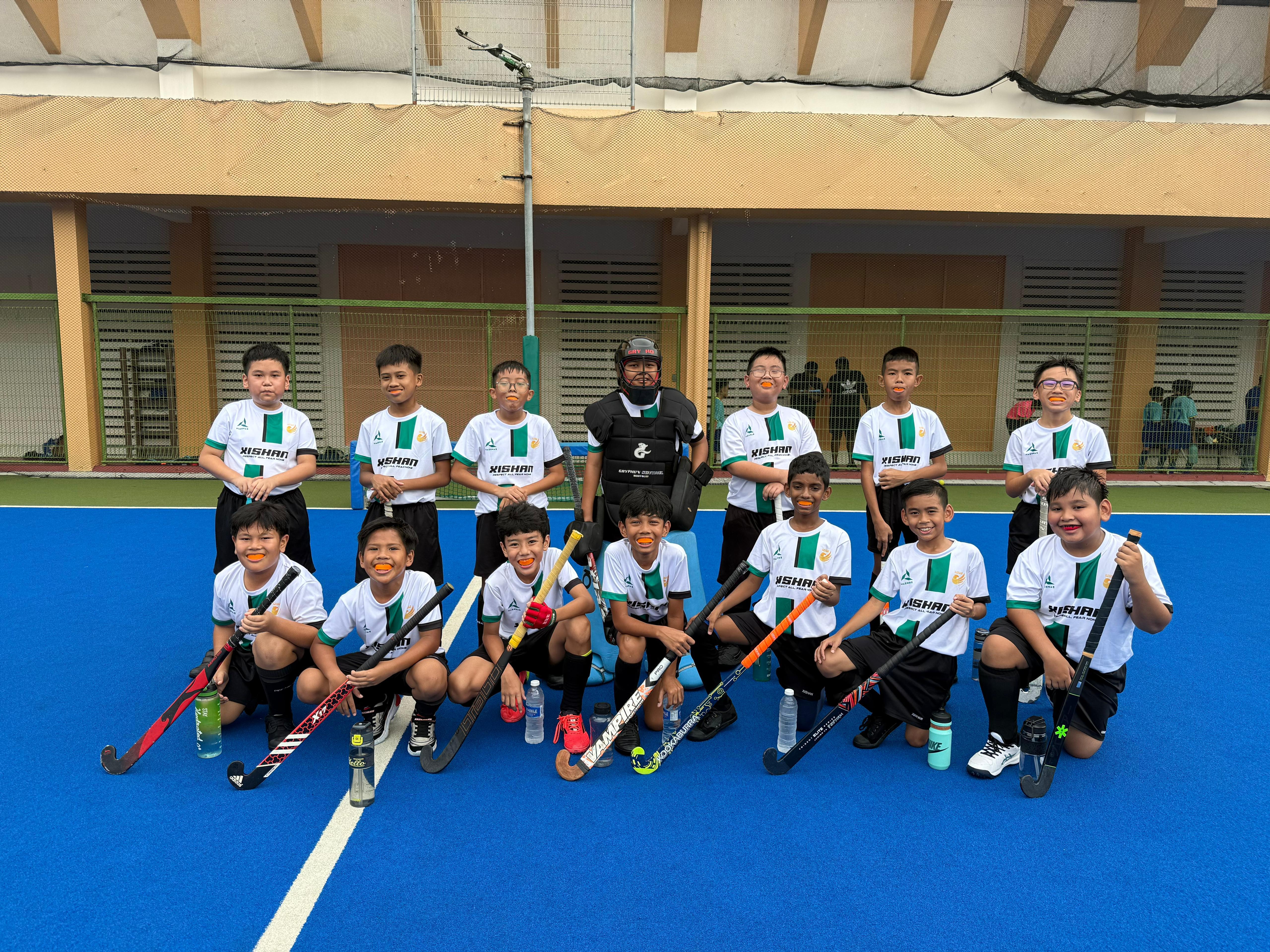 Our P5 Hockey Boys participating in the National School Games.