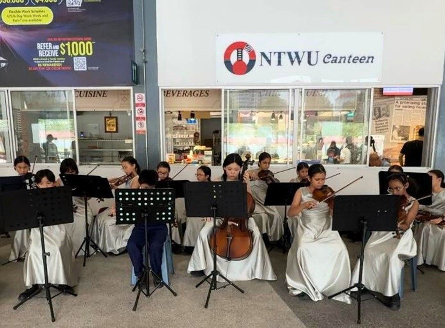 Performing at Yio Chu Kang Bus Interchange on 22 May 2025