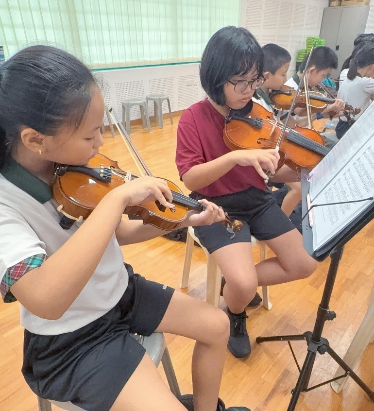 Members rehearse diligently