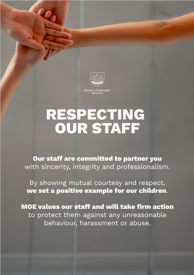 Respecting our staff