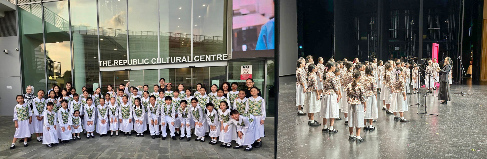 Students performing at Northland Primary School